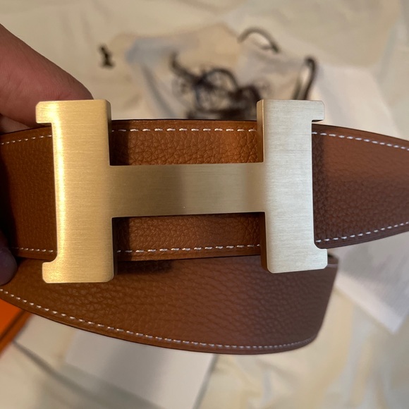 Hermes Gold Constance Belt 38mm Belt Set - Picture 3 of 10